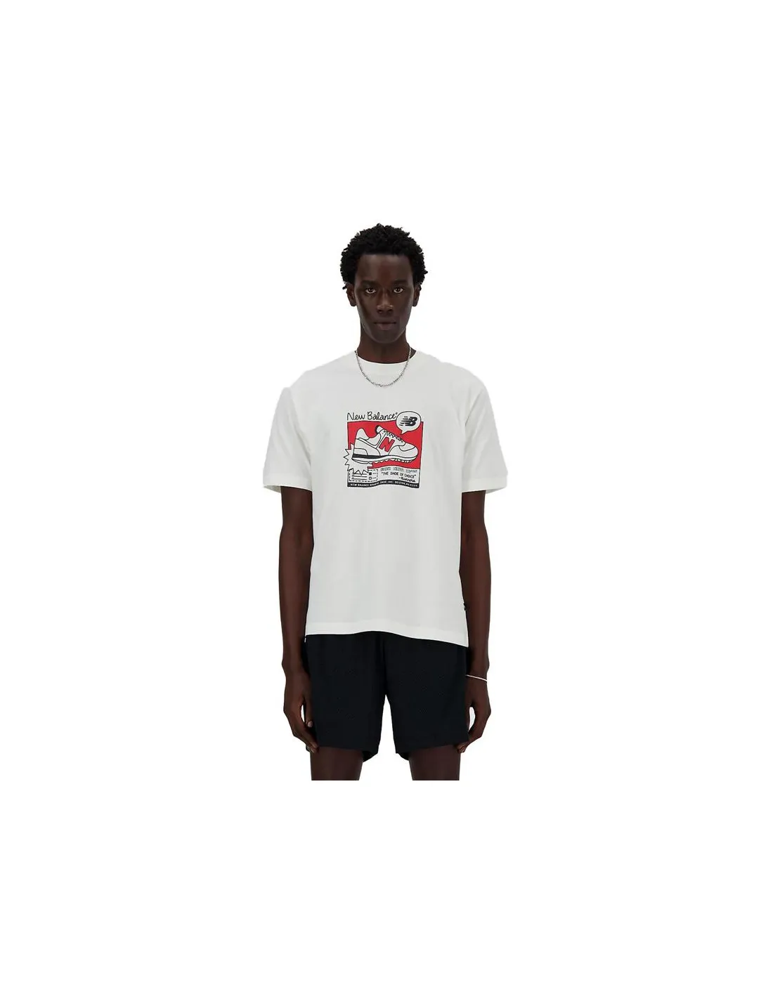 Camiseta New Balance Sport Essentials Ad Hombre Blanco