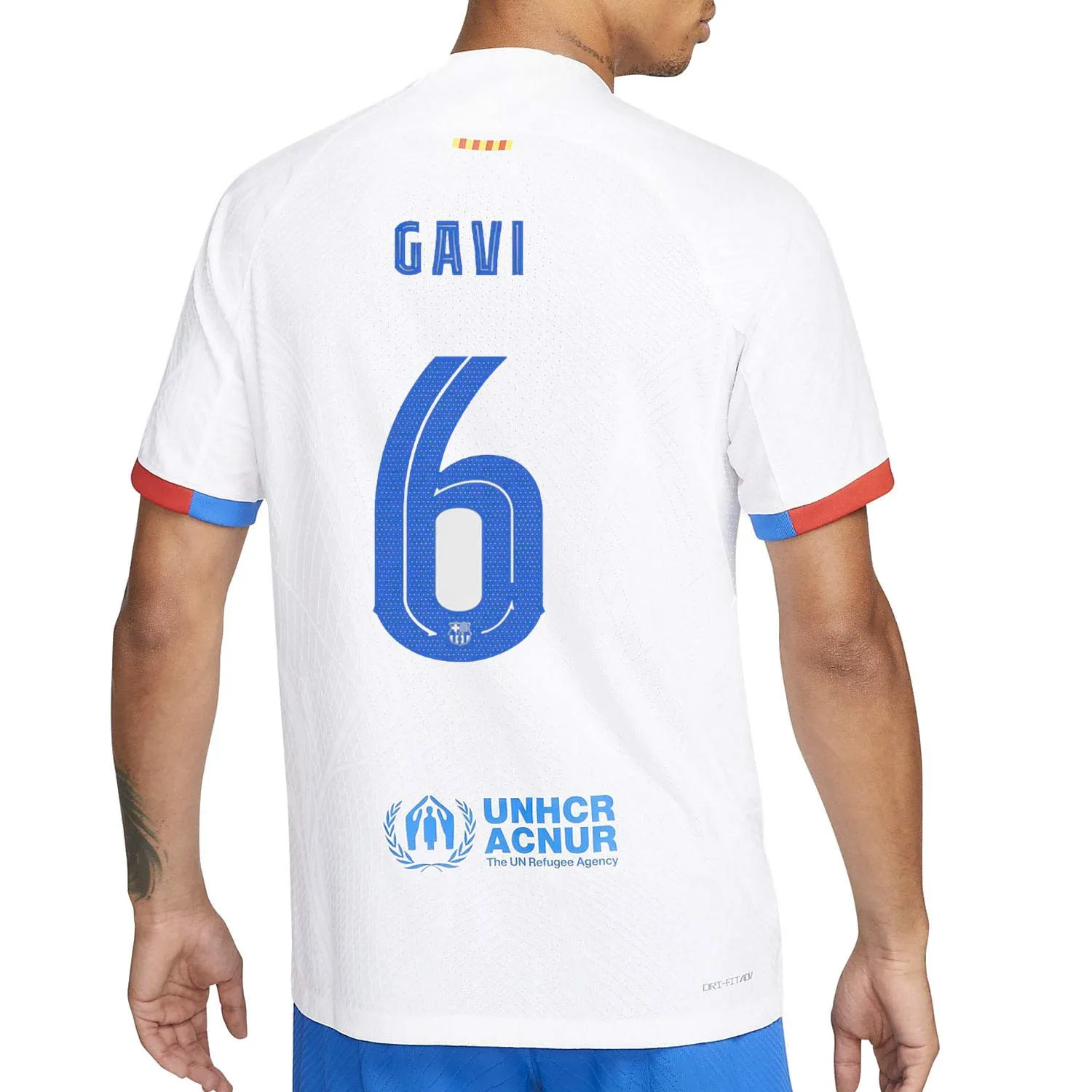 Camiseta Nike 2a Barcelona Gavi 23 24 DF ADV Match P UCL