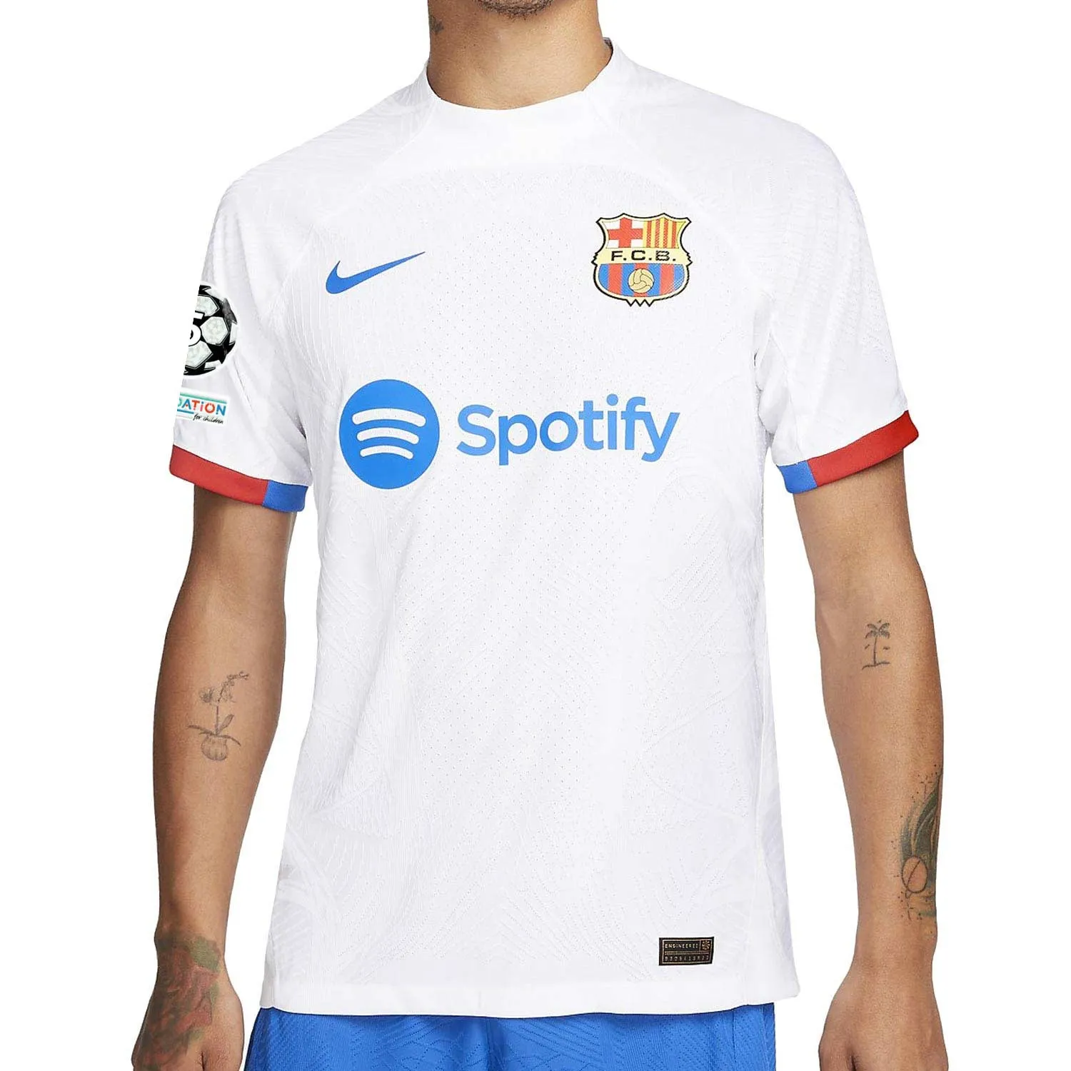 Camiseta Nike 2a Barcelona R. Araujo 23 24 DFADV Match P UCL
