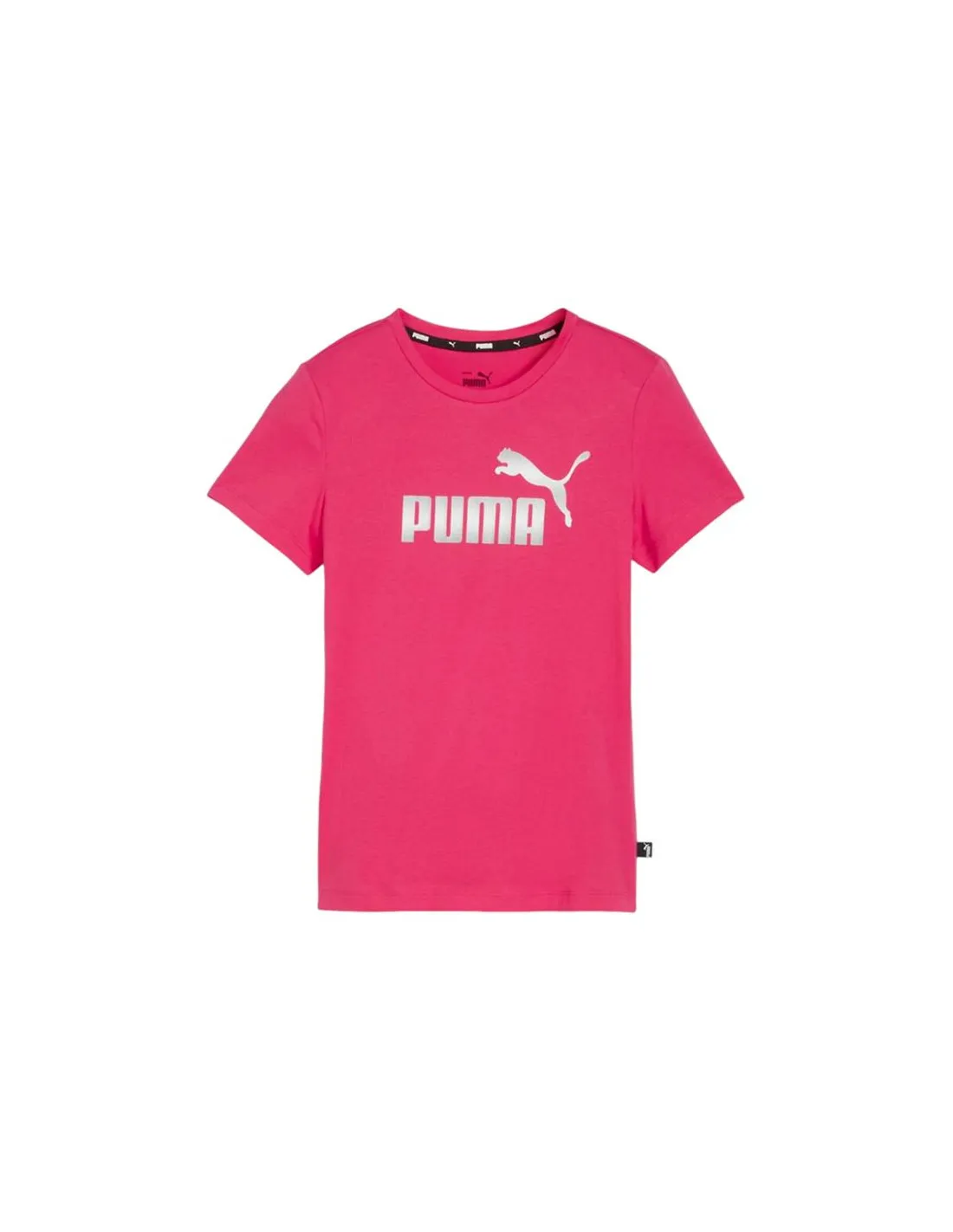 Camiseta Puma Essentials+ Infantil Rosa
