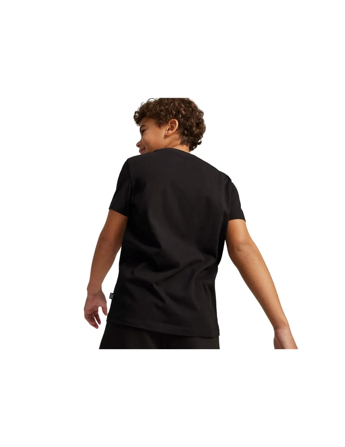 Camiseta Puma Essentials+ MID 90s Graphic Negro Infantil