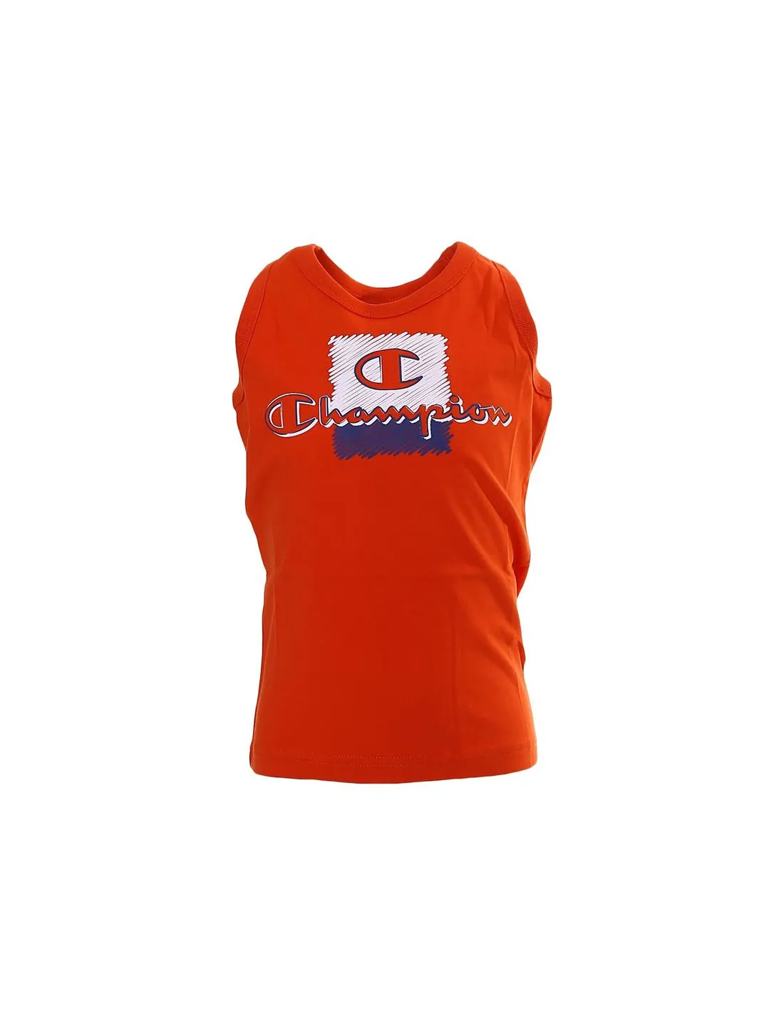 Camiseta Sportswear Champion Sin Mangas Orange