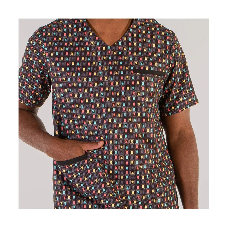 CAMISOLA DE PICO PARA DENTISTA ADA UNISEX INCISIVO  GARY'S