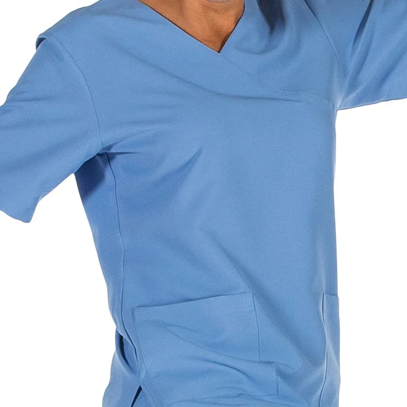 CAMISOLA PIJAMA UNISEX DE MICROFIBRA CELESTE NEREA  GARY'S
