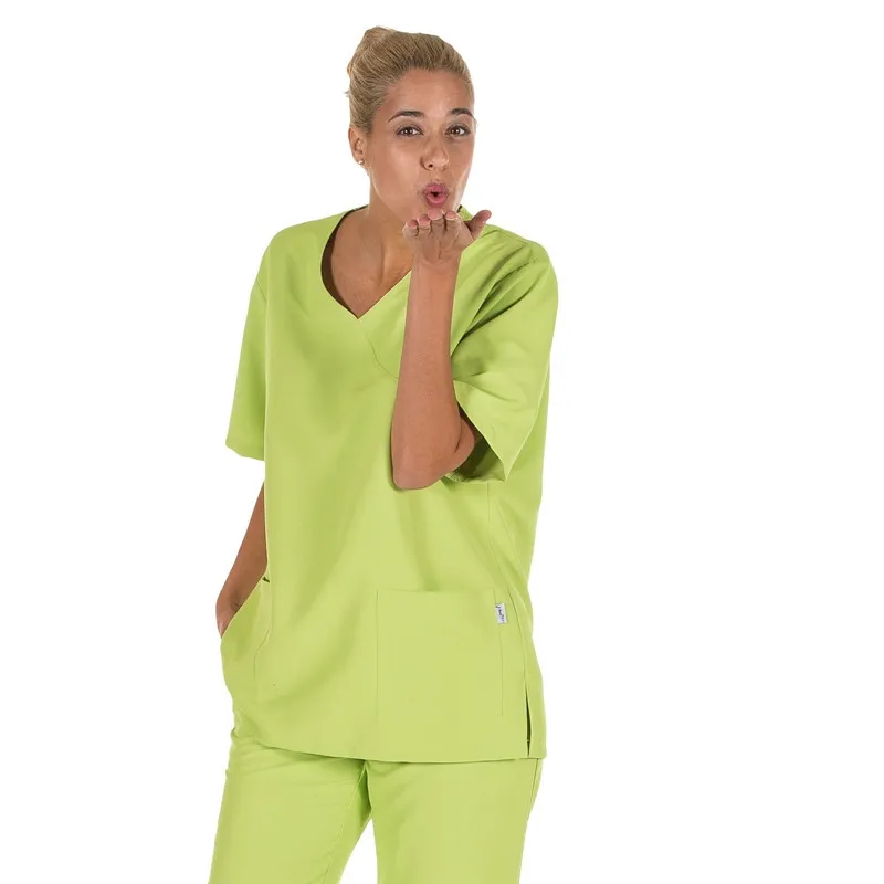 CAMISOLA PIJAMA UNISEX DE MICROFIBRA NEREA PISTACHO  GARY'S
