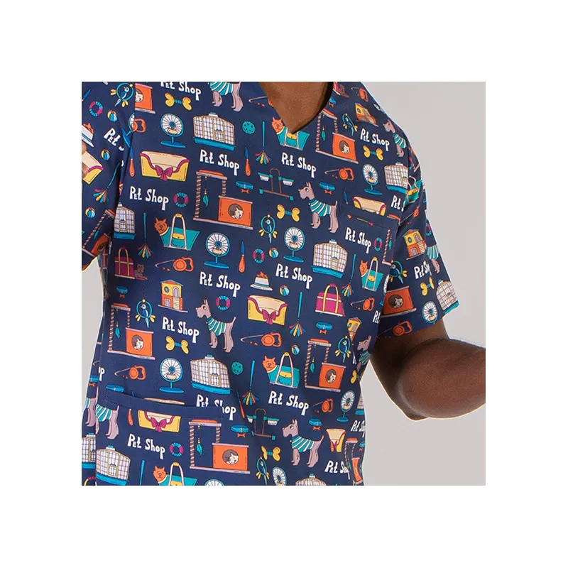 CAMISOLA SANITARIA PARA VETERINARIO UNISEX ADA PET SHOP  GARY'S