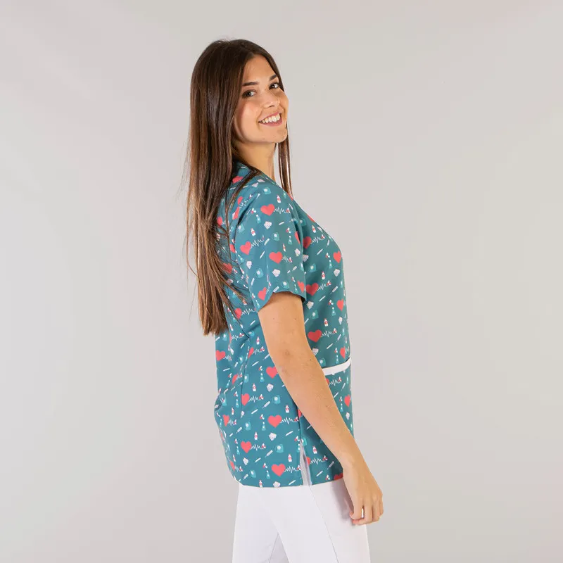 CAMISOLA SANITARIA UNISEX ADA CORAZóN GARY'S