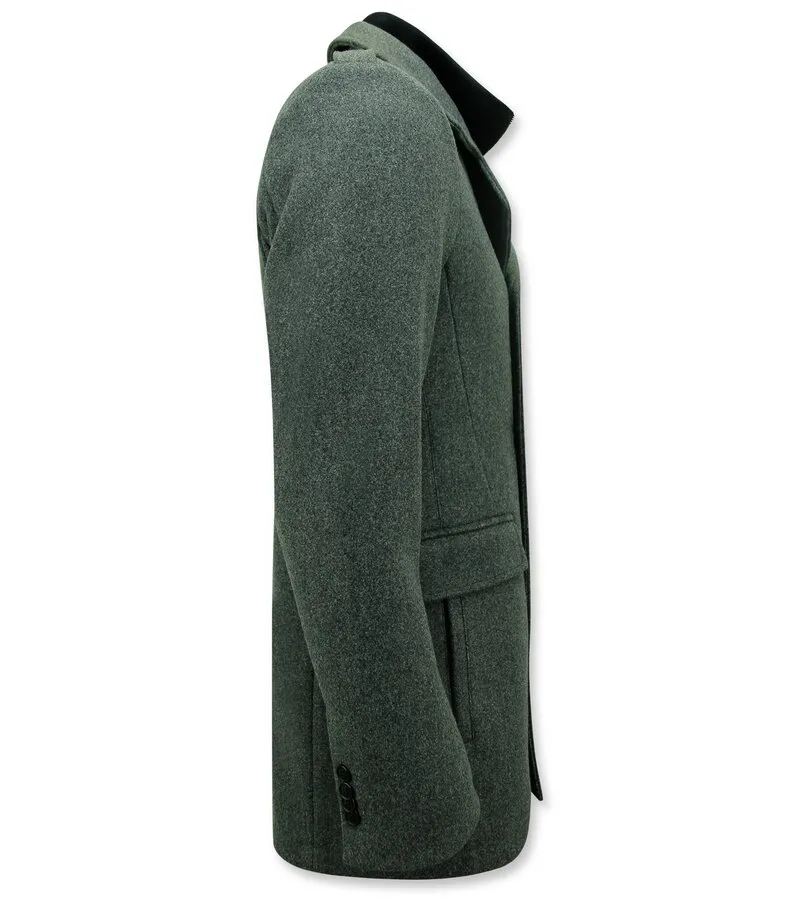CAPA CLáSICA DE CINTURA SEMILARGA PARA HOMBRE  805  GRIS