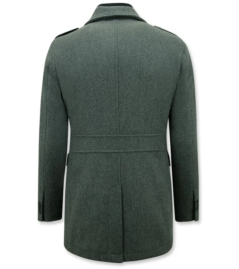 CAPA CLáSICA DE CINTURA SEMILARGA PARA HOMBRE  805  GRIS