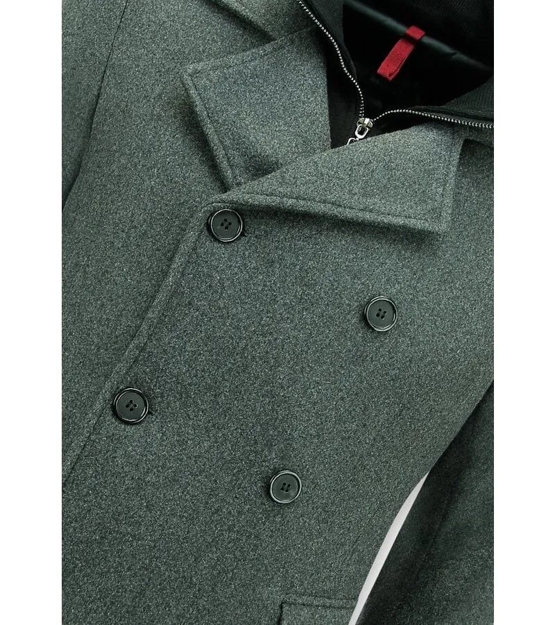CAPA CLáSICA DE CINTURA SEMILARGA PARA HOMBRE  805  GRIS