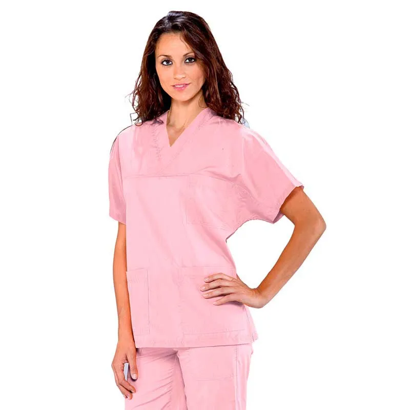 CASACA PICO ROSA PARA ENFERMERíA UNISEX ISACCO  OUTLET TALLA L Y XL
