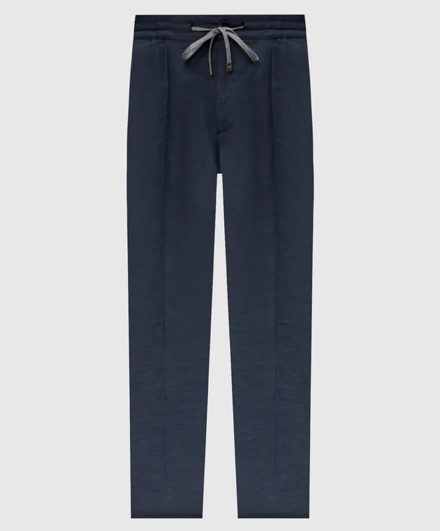 Cashmere&Whiskey Blue linen pants