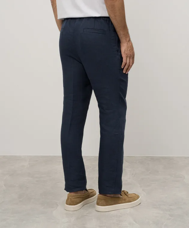 Cashmere&Whiskey Blue linen pants