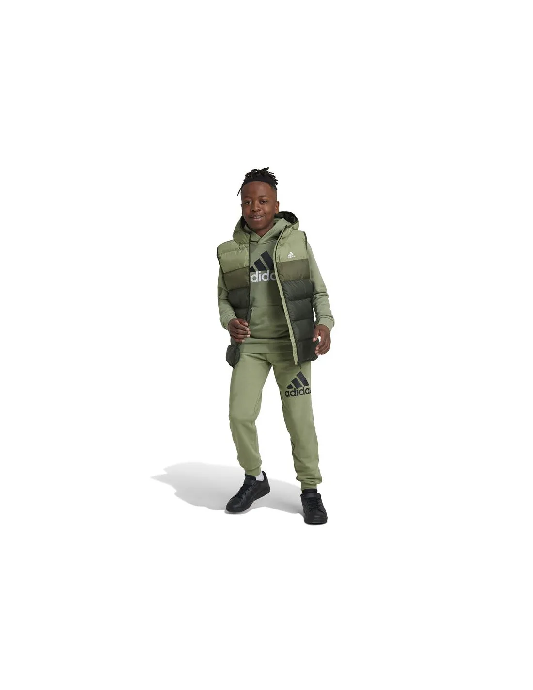 Chaleco adidas Synthetic Down Vest Infantil Verde