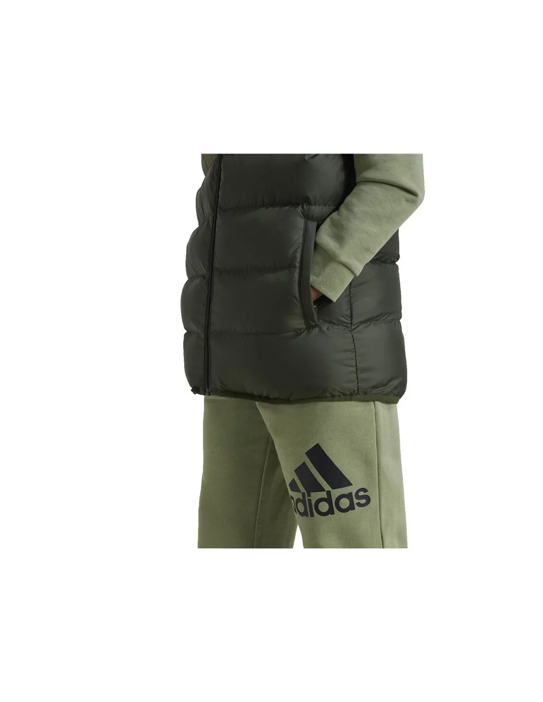 Chaleco adidas Synthetic Down Vest Infantil Verde