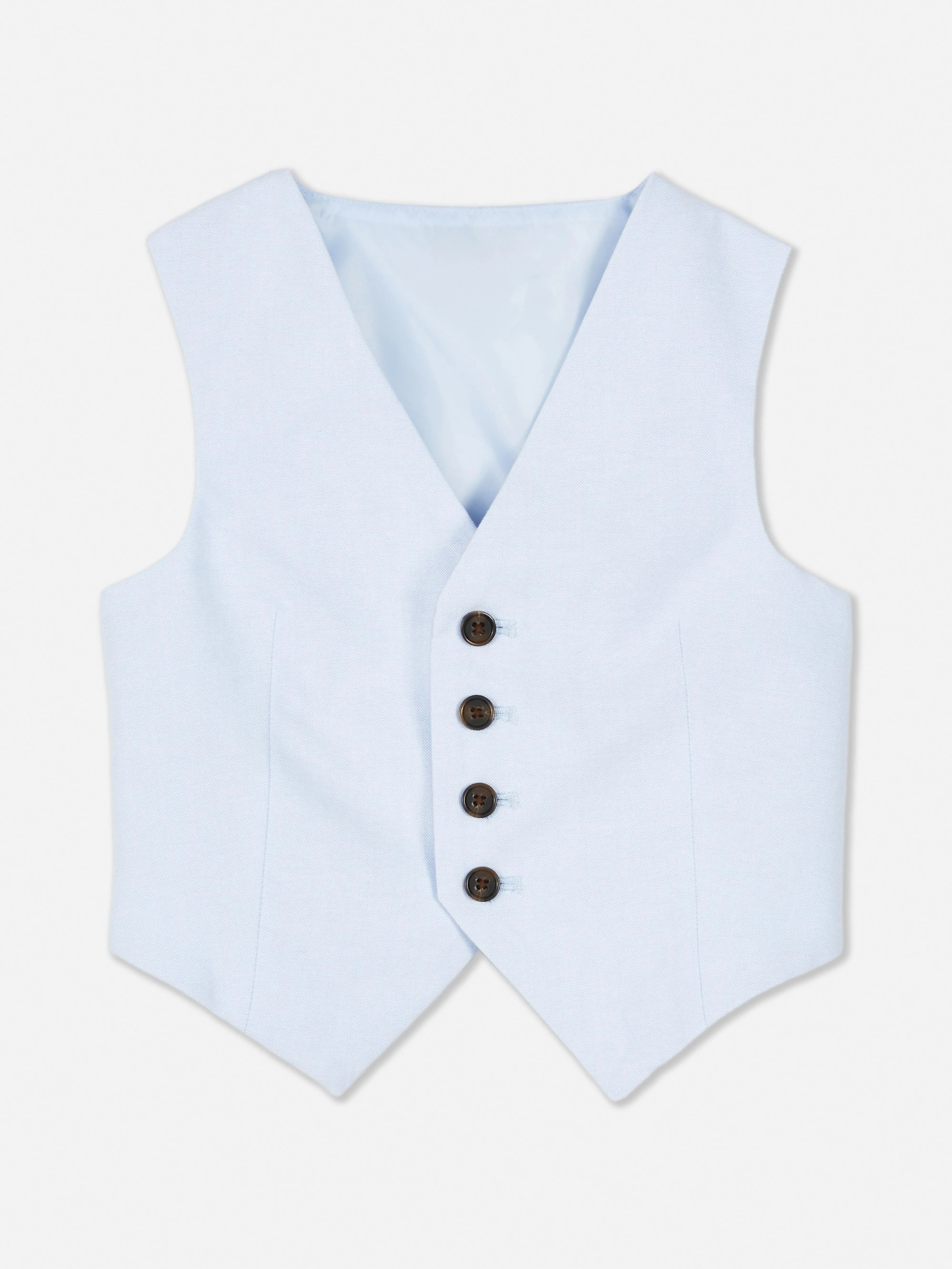 Chaleco con botones texturizado formal