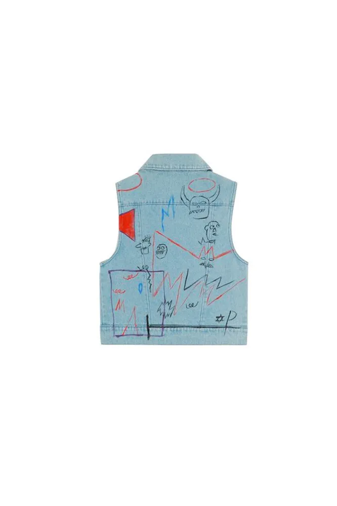 Chaleco Vaquero Basquiat