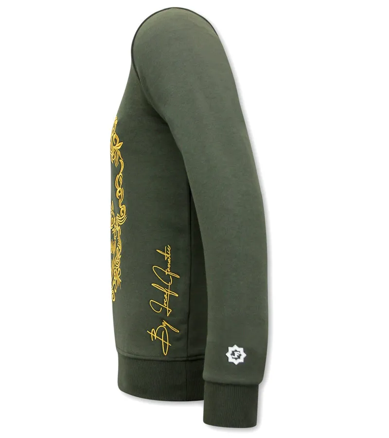 CHANDAL HOMBRE BARATOS ONLINE SKULL EMBROIDERY  116510G  VERDE