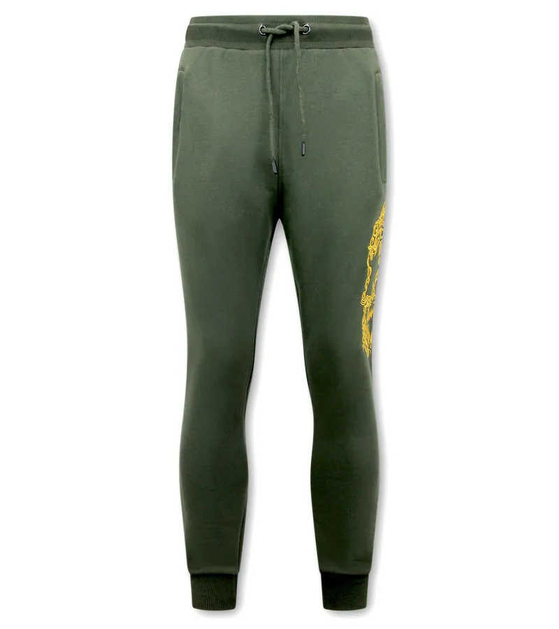 CHANDAL HOMBRE BARATOS ONLINE SKULL EMBROIDERY  116510G  VERDE