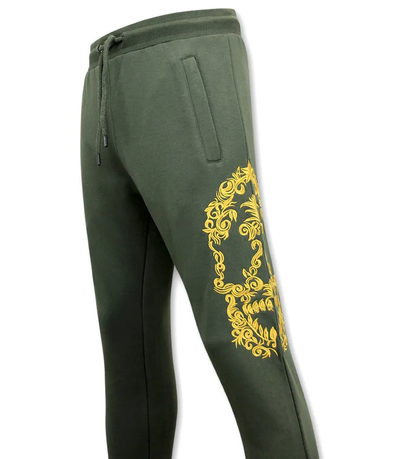 CHANDAL HOMBRE BARATOS ONLINE SKULL EMBROIDERY  116510G  VERDE