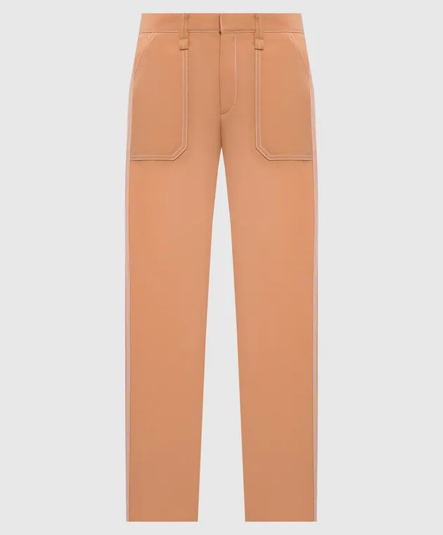 Chloe Beige pants with wool