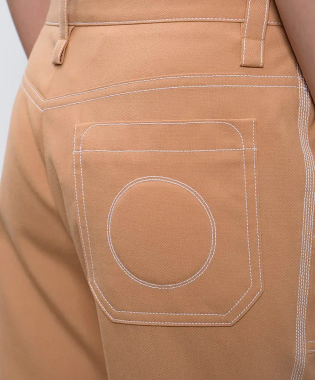 Chloe Beige pants with wool