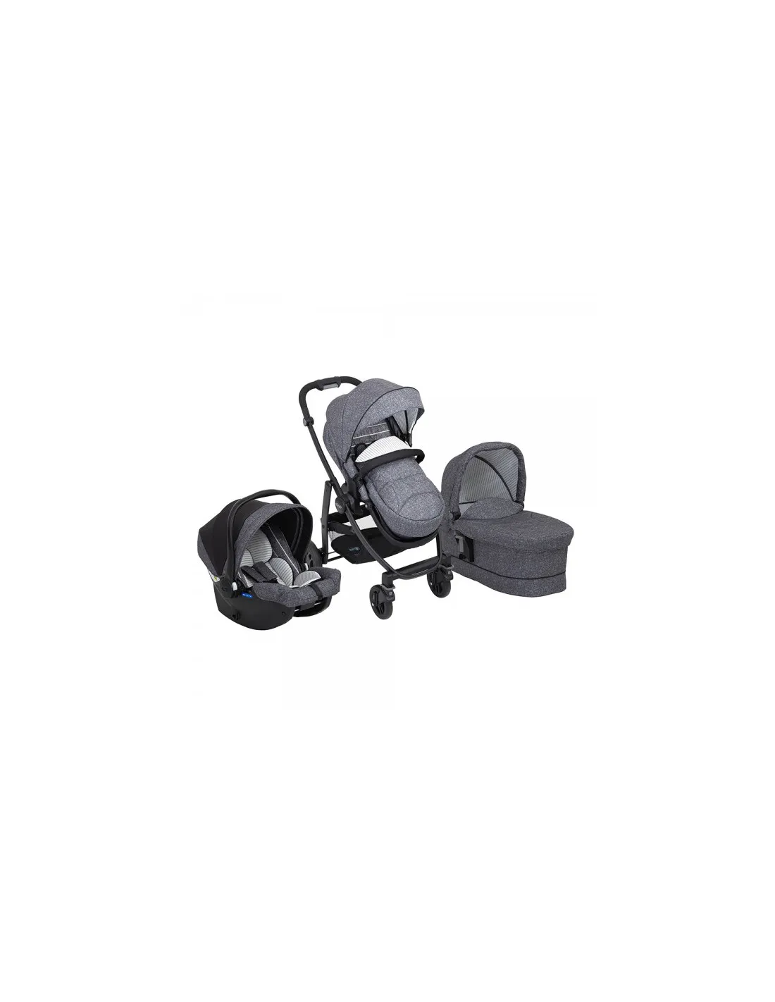 Coche de bebé tres piezas EVO Trio suits me de Baby Graco