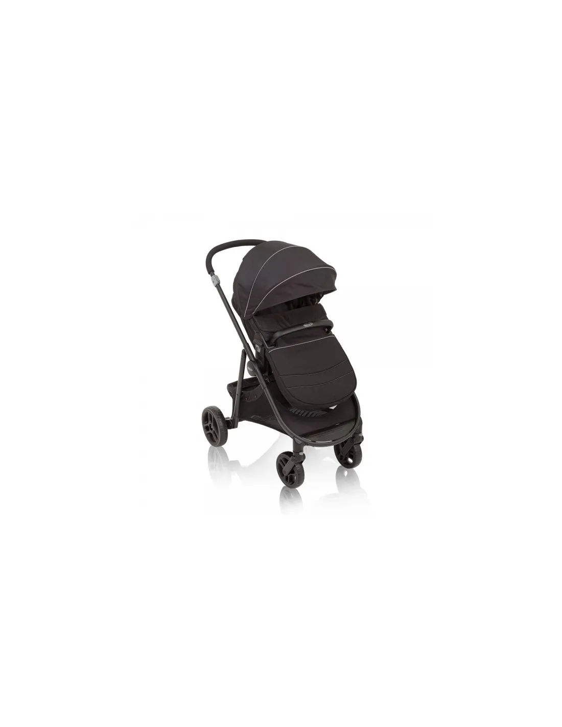 Coche de bebé tres piezas Transform 2 en 1 negro de Baby Graco