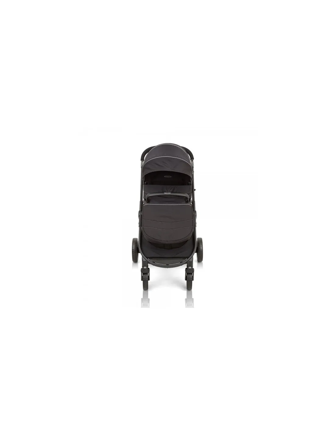 Coche de bebé tres piezas Transform 2 en 1 negro de Baby Graco