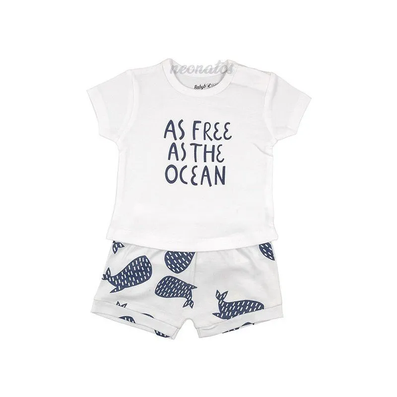 Conjunto bebé niño Oceano