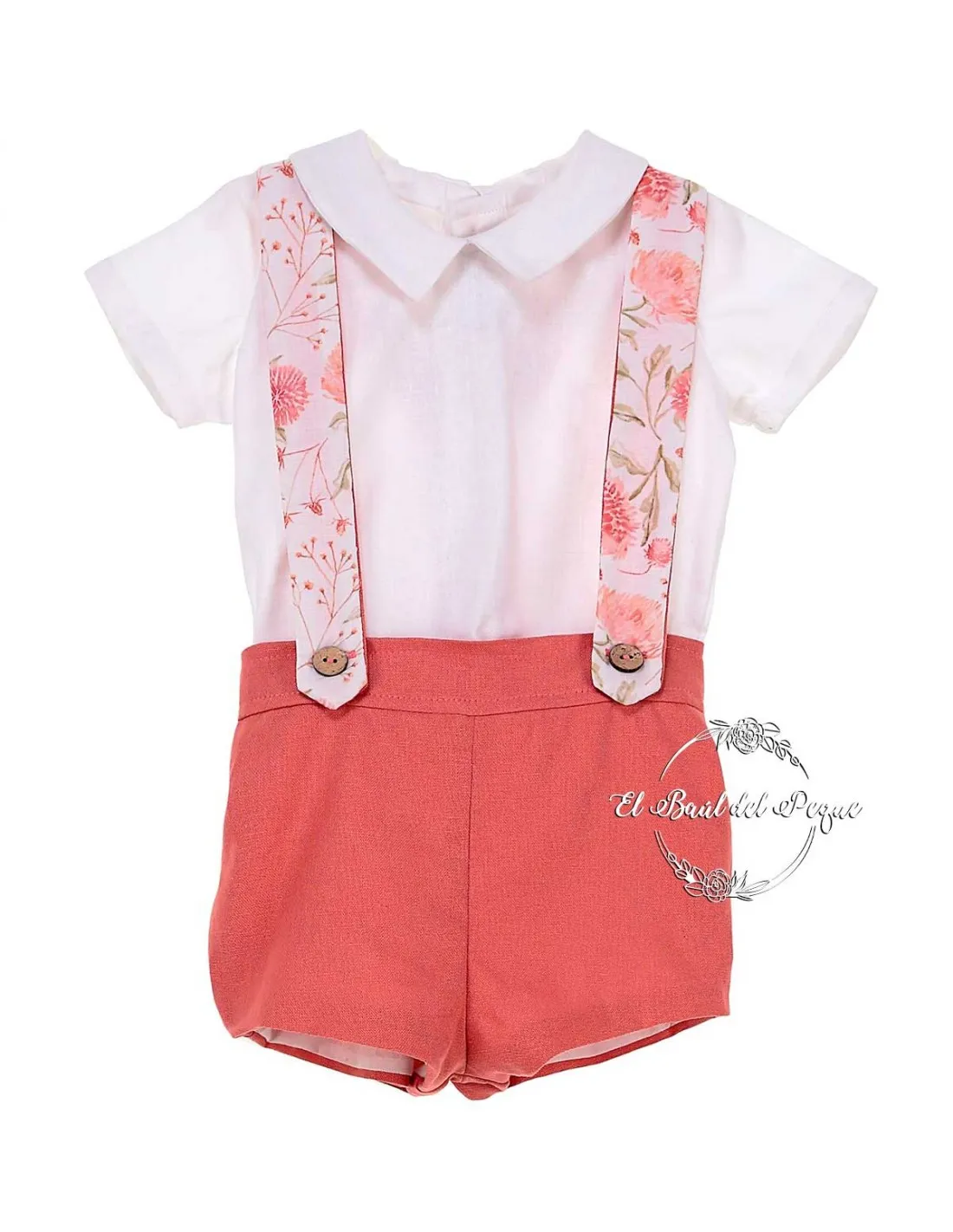 Conjunto Bebé Niño Tirantes Ceremonia Tartaleta Martin