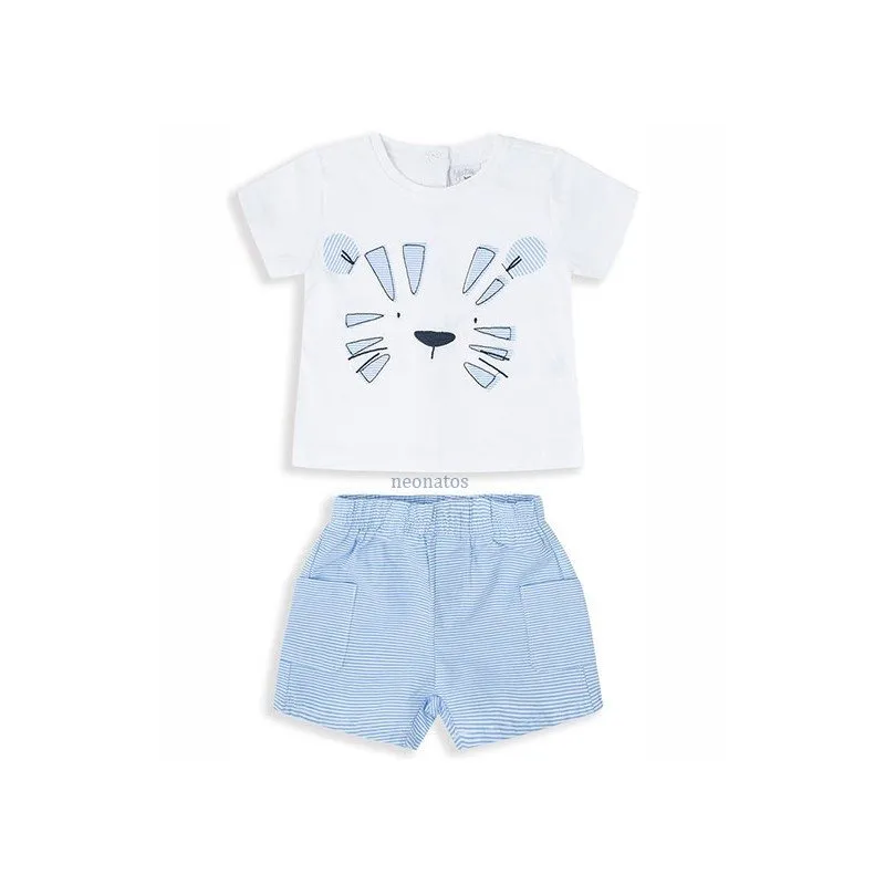 Conjunto bebé rayas León