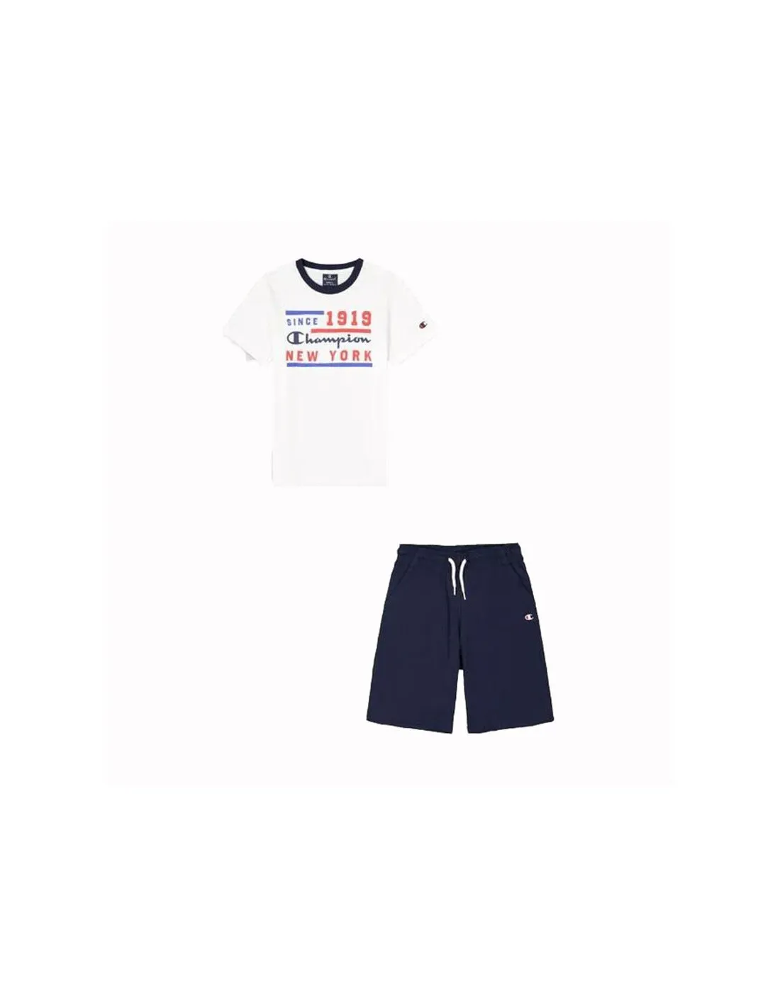 Conjunto Champion Set Blanco Niño