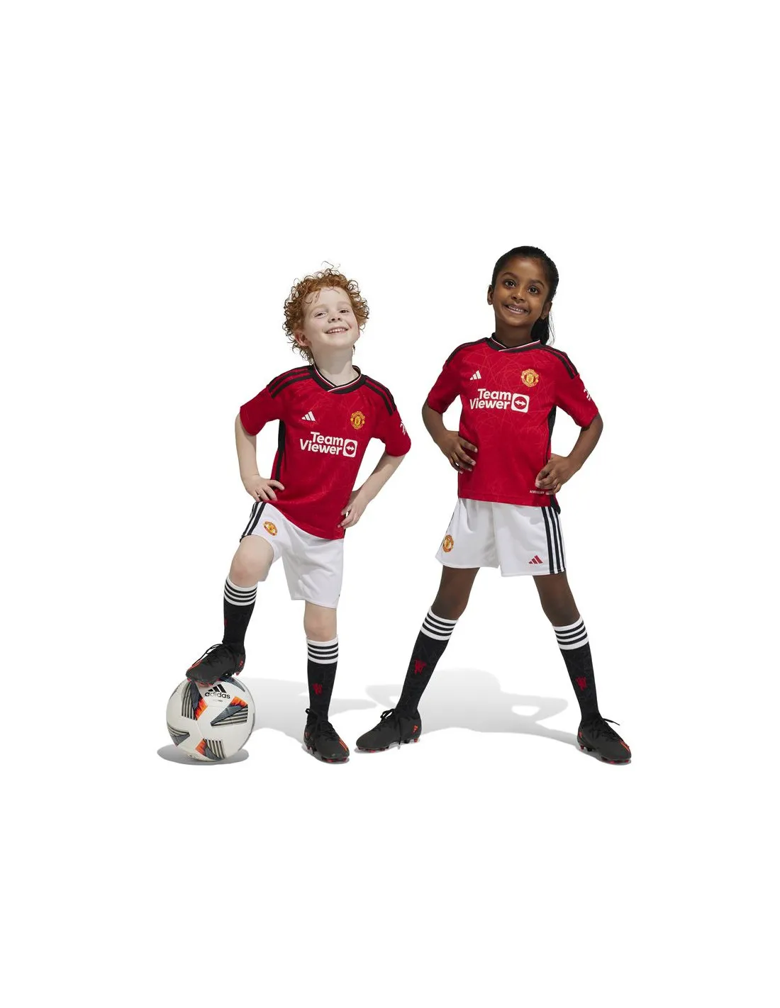 Conjunto de Fútbol adidas Mufc H Mini Infantil