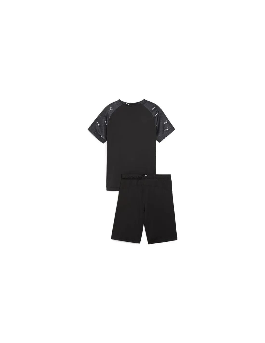 Conjunto Puma Active Ports AOP Negro Infantil