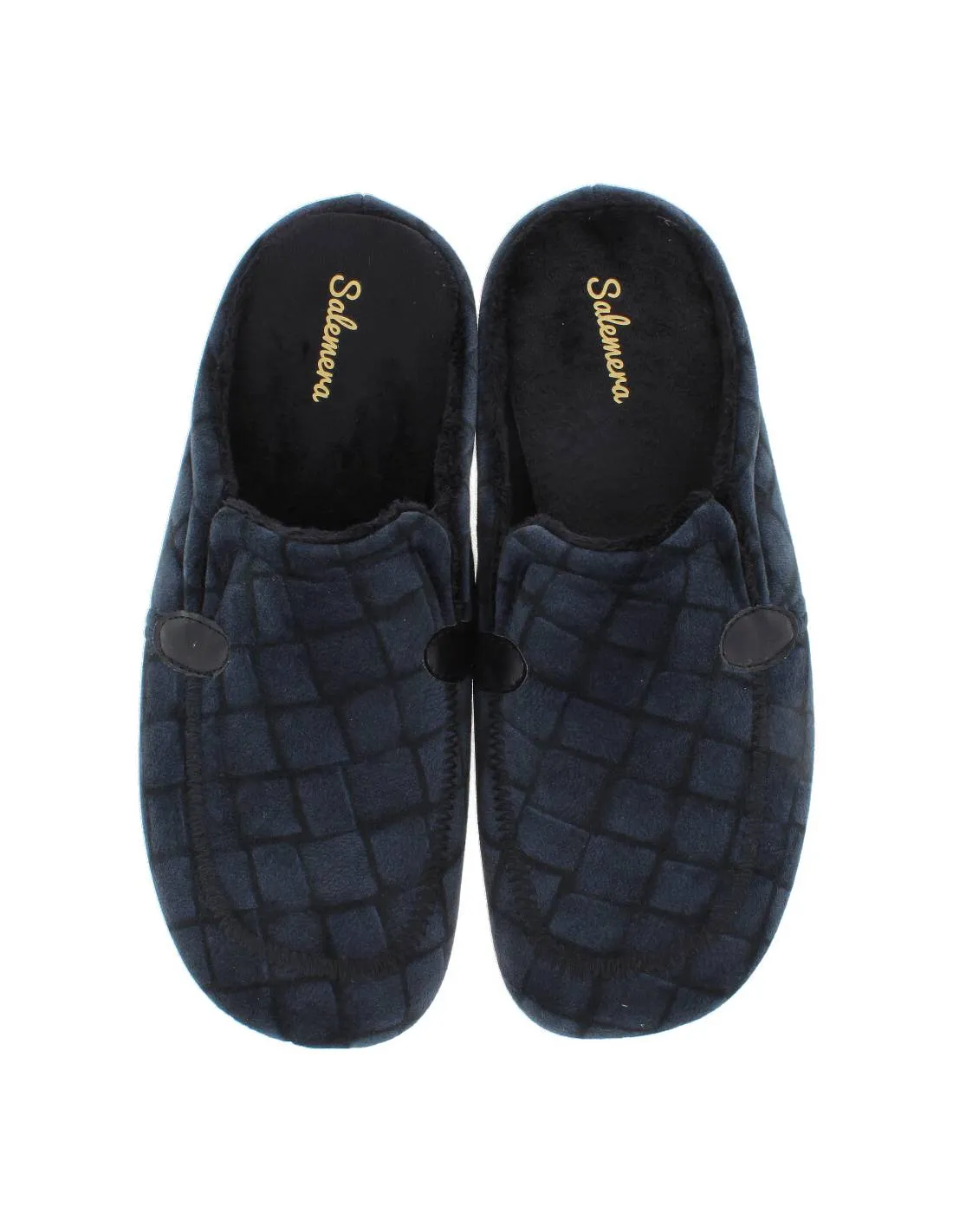 COSTA  ZAPATILLAS CASA ZUECO CUADROS MARINO