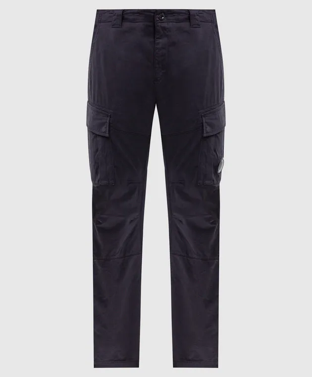 C.P. Company Gray logo cargo pants