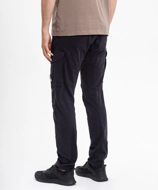 C.P. Company Gray logo cargo pants