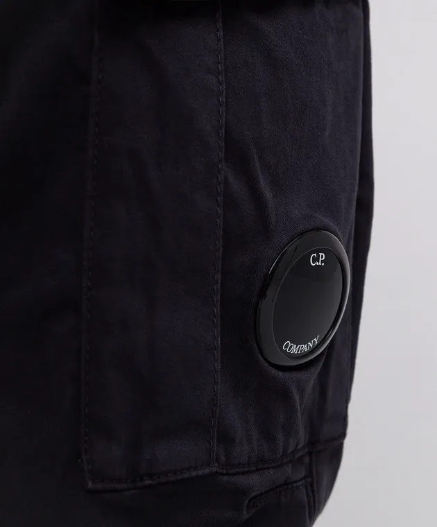 C.P. Company Gray logo cargo pants