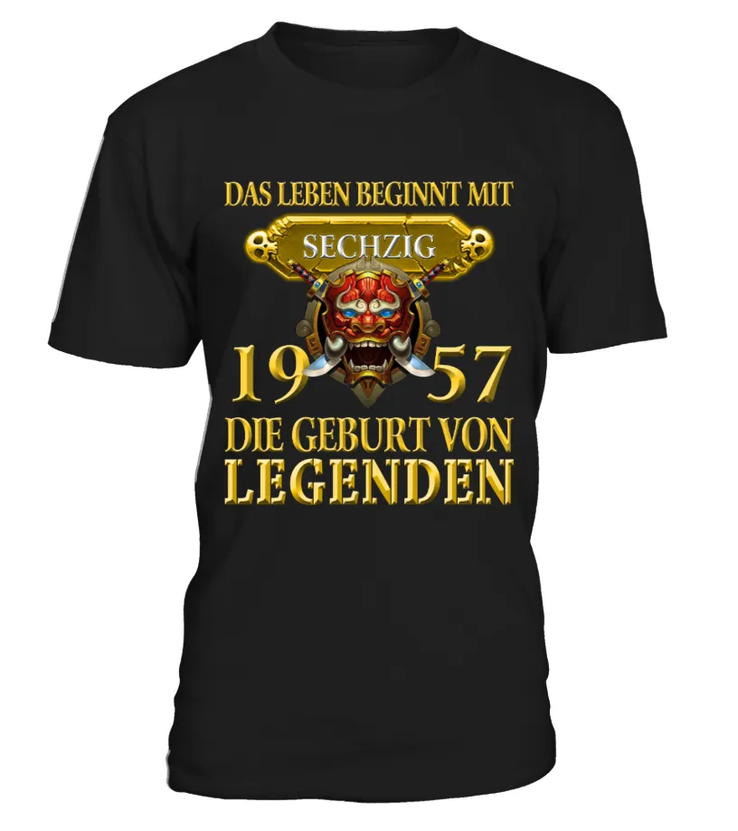 Das leben beginnt mit sechzig. 1957 : Die geburt von legenden Camiseta cuello redondo Unisex