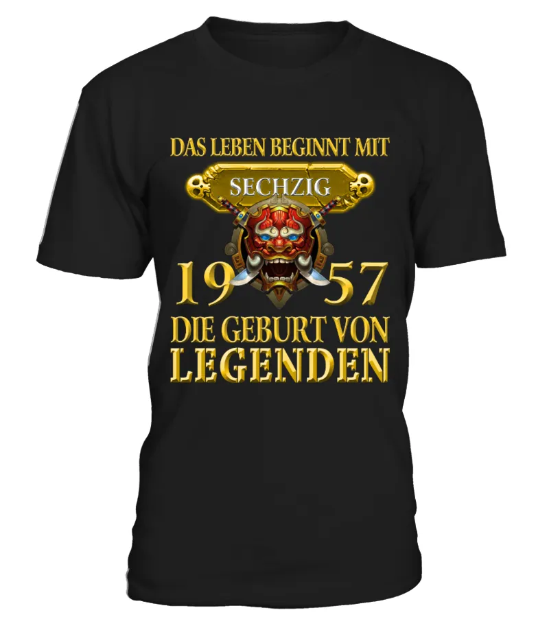 Das leben beginnt mit sechzig. 1957 : Die geburt von legenden Camiseta cuello redondo Unisex