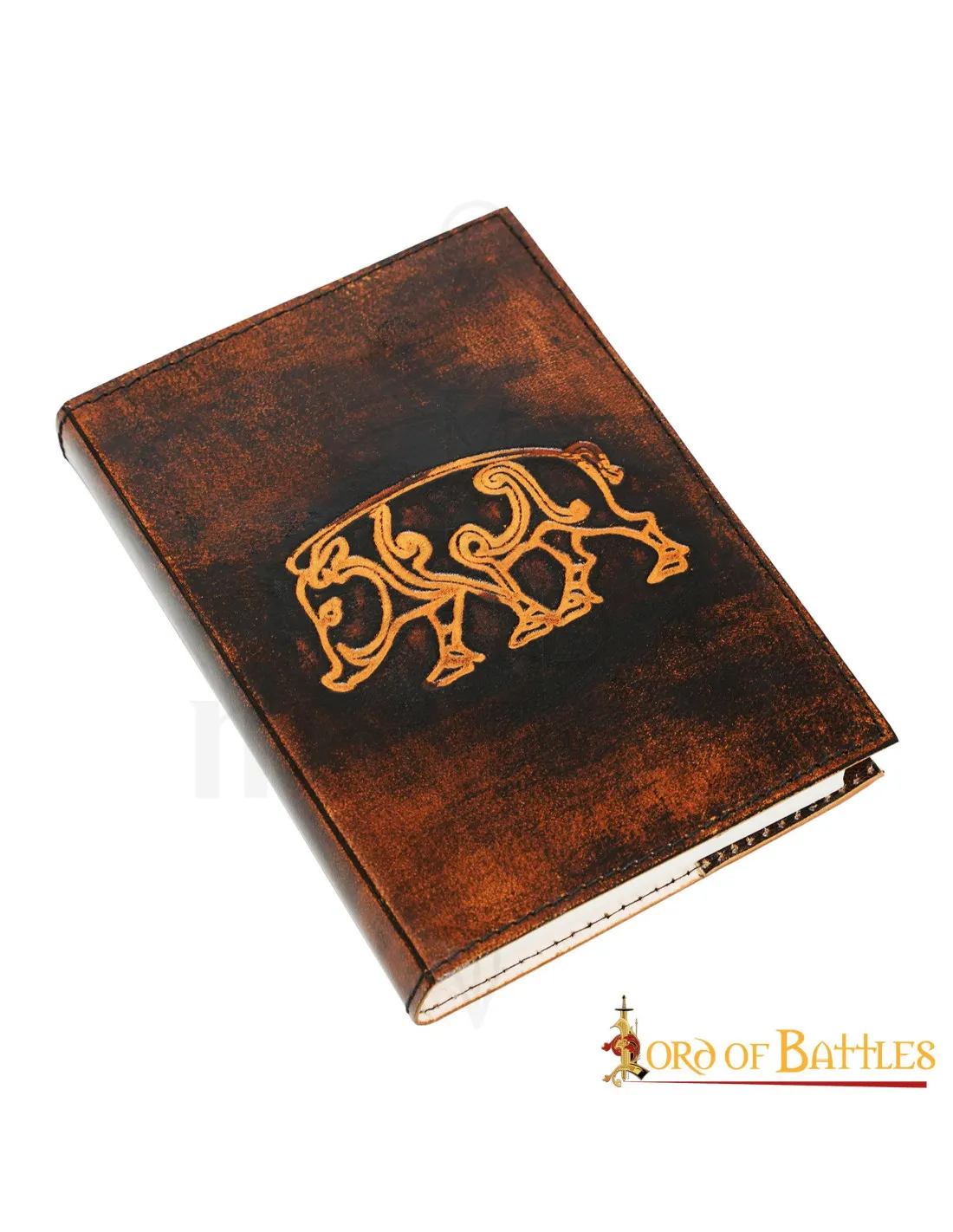 Diario medieval celta jabalí (17,7x12,7 cm.)