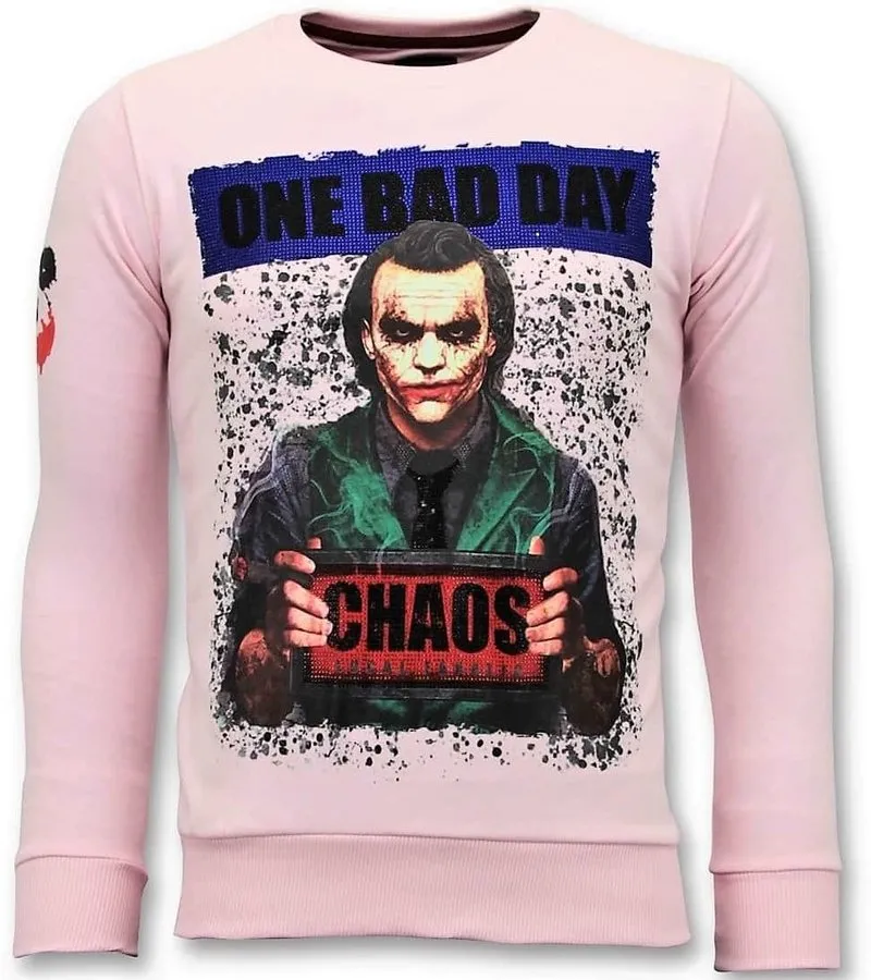EXCLUSIVO DE LOS HOMBRES DE  EL HOMBRE JOKER  ROSA