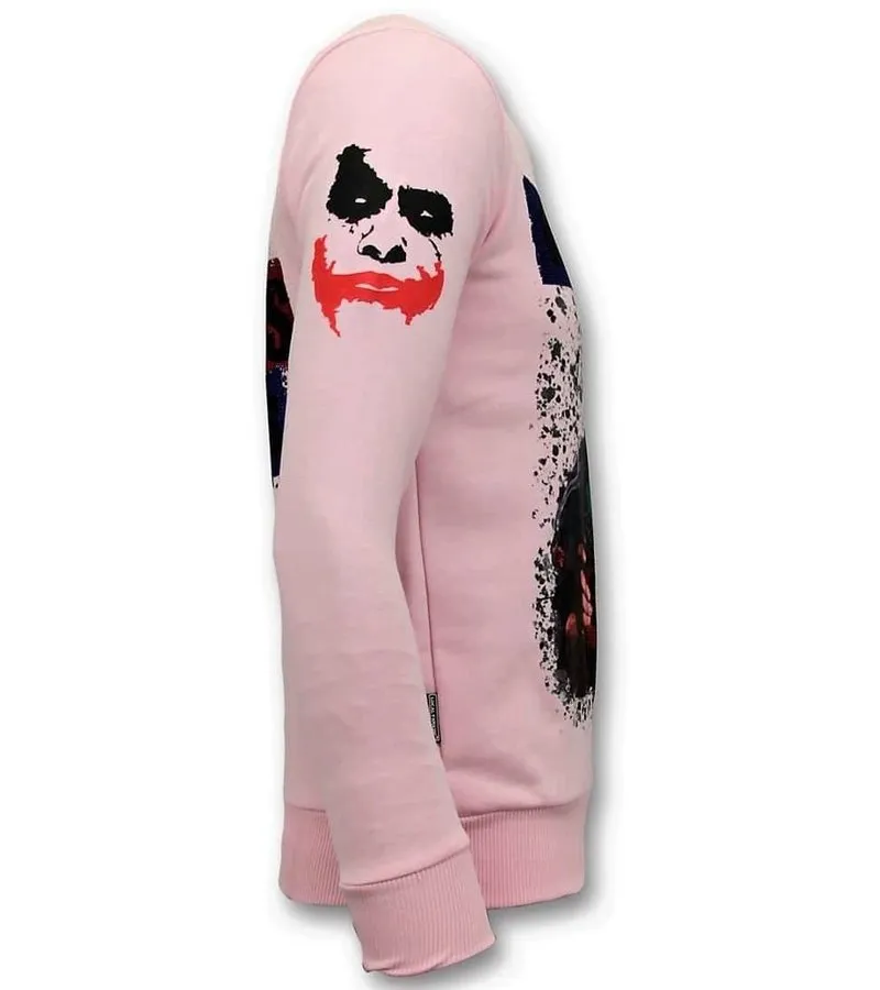 EXCLUSIVO DE LOS HOMBRES DE  EL HOMBRE JOKER  ROSA