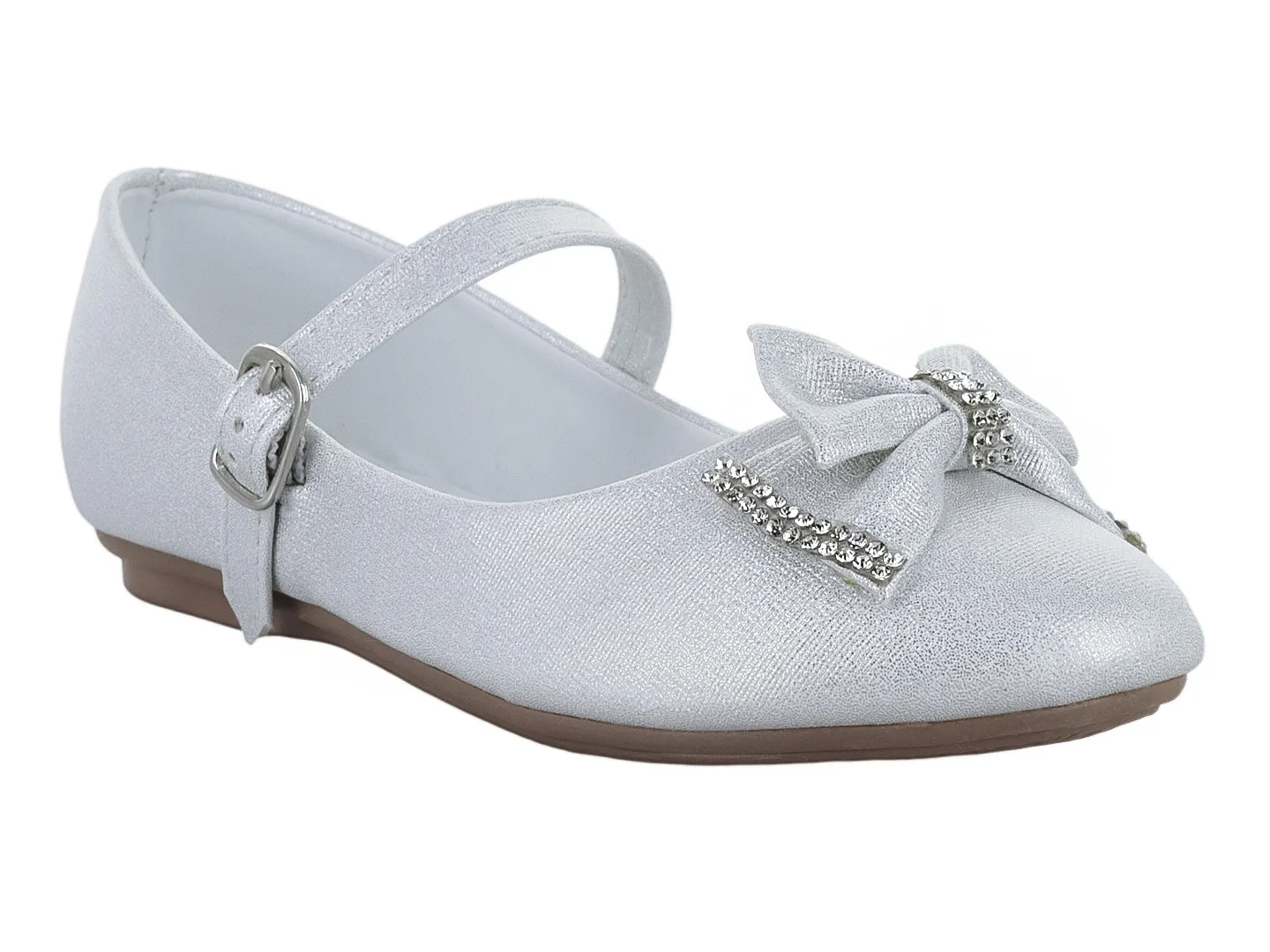 Flats Genesis Italia Blanco Para Niña