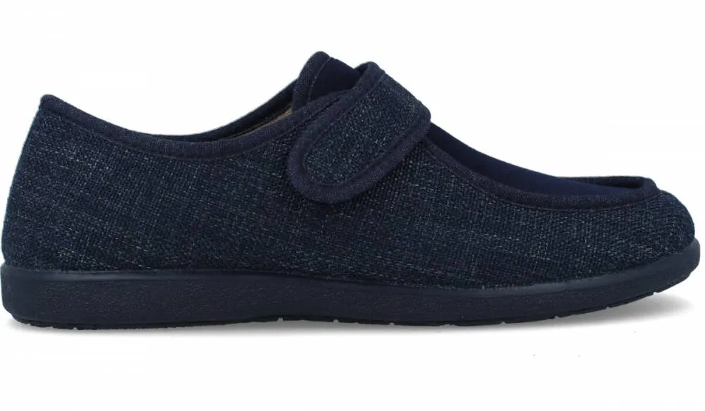 GARZóN  ZAPATILLAS CASA ANCHO ESPECIAL HOMBRE MARINO