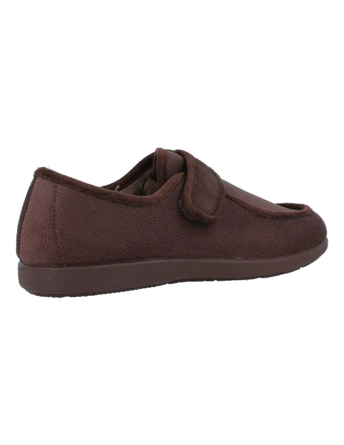 GARZóN  ZAPATILLAS CASA ANCHO ESPECIAL HOMBRE MARRóN