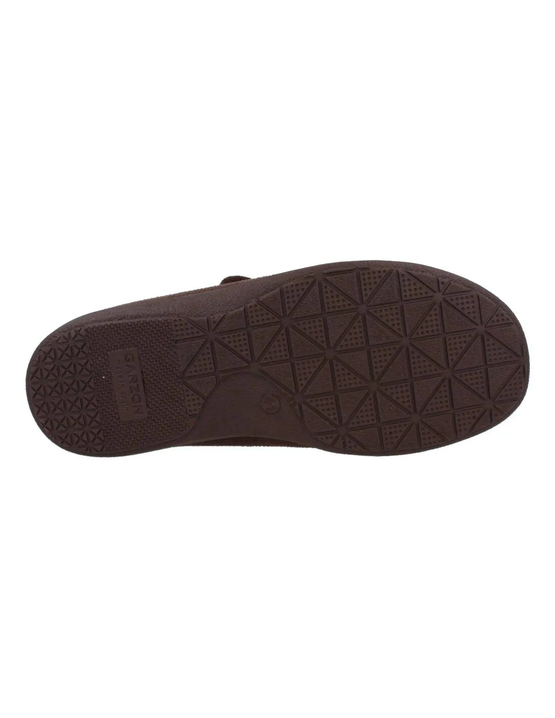 GARZóN  ZAPATILLAS CASA ANCHO ESPECIAL HOMBRE MARRóN
