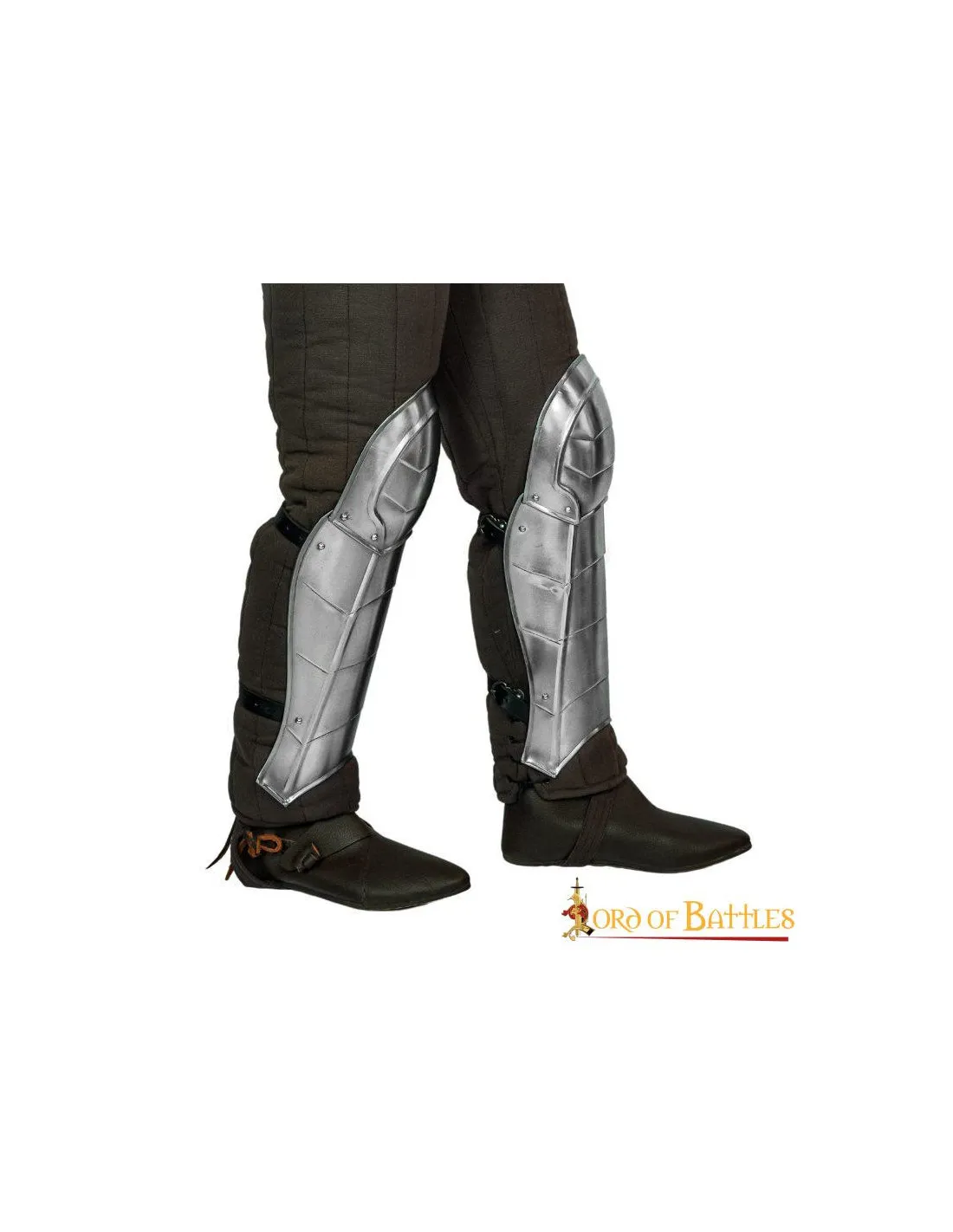 Grebas de fantasía medieval con rodilleras