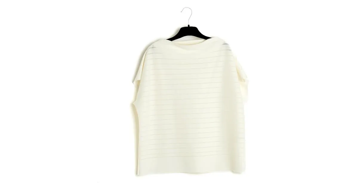 Issey Miyake Punto Pekin Crudo en38 